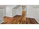 Attic with wood flooring, walk-in closet, and white walls at 507 Dr Martin Luther King Jr Blvd, Anderson, IN 46016
