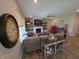 This comfortable living room features a fireplace, stylish furnishings, and decor at 5269 Parkhurst Xing, McCordsville, IN 46055