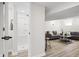 View of a shower and living area at 5954 Crestview Ave, Indianapolis, IN 46220