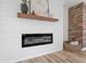 Modern fireplace with a sleek design and a cozy ambiance at 5954 Crestview Ave, Indianapolis, IN 46220