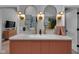 Bright bathroom featuring decorative wall art, gold fixtures and decor at 6185 Evanston Ave, Indianapolis, IN 46220