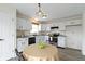 Charming eat-in kitchen with white cabinets and modern appliances at 7219 Snider Ct, Indianapolis, IN 46221