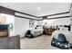 Shared bedroom showcasing twin beds with sports-themed decor and plenty of space at 7230 Estes Dr, Indianapolis, IN 46239