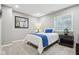 Cozy bedroom with a queen-sized bed and a window at 7501 Independence Dr, Zionsville, IN 46077
