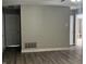 This bedroom features neutral paint, and luxury vinyl plank flooring at 7675 Mistflower Ln, Noblesville, IN 46062