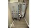 The home features a modern furnace and water heater at 833 W Franklin St, Shelbyville, IN 46176