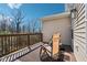Inviting deck featuring outdoor seating, perfect for relaxing and enjoying the outdoor view at 9725 Thorne Cliff Way # 105, Fishers, IN 46037