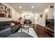 Spacious living room featuring modern decor and an open layout at 1057 3Rd Nw Ave, Carmel, IN 46032