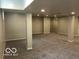 Unfinished basement featuring new carpeting and recessed lighting at 1066 N Dogwood Way, Greenfield, IN 46140