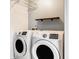 Laundry room features a new Samsung washer and dryer unit at 10775 Northhampton Dr, Fishers, IN 46038