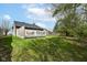 Spacious backyard with deck perfect for outdoor entertaining at 10839 Cedar Pine Dr, Indianapolis, IN 46235