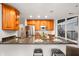 Kitchen featuring granite countertops, stainless steel appliances, and ample cabinet space at 110 Washington St # 301, Indianapolis, IN 46204