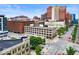 Downtown street view featuring buildings and the Artsgarden in the background at 110 Washington St # 301, Indianapolis, IN 46204