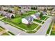 Beautiful aerial view showcasing a home with a well-maintained lawn and a classic design at 11631 Tamarisk Blvd, Fishers, IN 46037