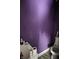 Bathroom featuring fixtures, tile flooring, and a purple wall at 1343 W 33Rd St, Indianapolis, IN 46208