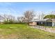 Expansive backyard, featuring a large, open lawn perfect for relaxation and outdoor activities at 14 Fountain Lake Dr, Greenfield, IN 46140