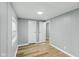 Inviting bedroom featuring light walls and modern flooring, complete with easy closet access at 14 Fountain Lake Dr, Greenfield, IN 46140