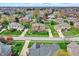 Suburban neighborhood featuring well-maintained homes and lush green lawns at 1444 Trail Creek Ct, Carmel, IN 46032