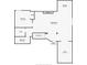 A well-designed basement floor plan with a gym, Gathering room, wet bar and bedroom at 15385 Ellington Dr, Fishers, IN 46040
