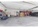 Large garage with ample storage and organization solutions at 1583 E Osprey Dr, Greenfield, IN 46140