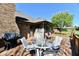Outdoor deck with a grill and seating area offers a perfect spot for entertaining and enjoying the outdoors at 1927 Pheasant Way, Greenwood, IN 46143