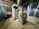 Basement featuring a new furnace and water heater ready to keep a Gathering warm at 1942 E Edgewood Ave, Indianapolis, IN 46227