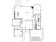 Detailed floor plan showcases the layout of this home including the kitchen, bedrooms, and garage at 20515 Quicksilver Rd, Noblesville, IN 46062