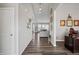Inviting foyer with hardwood floors, modern decor, and a view of the spacious living areas at 20515 Quicksilver Rd, Noblesville, IN 46062