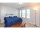 Comfortable bedroom with natural light, a full-sized bed, and a serene atmosphere for restful nights at 2093 Autumn Faith Way, Avon, IN 46123