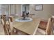 Comfortable dining area featuring a wood table, chairs, and decorative accents for gatherings at 213 N Walnut St, Edinburgh, IN 46124