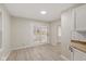 Bright dining area with sliding glass doors leading to the outdoor area at 217 Eikenberry St, Greenfield, IN 46140