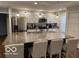 Modern kitchen featuring granite countertops and stainless steel appliances at 2335 Durham Dr, Indianapolis, IN 46220