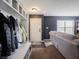 Inviting entryway with built-in storage, coat racks, and access to the living room at 270 Lazy Hollow Dr, Brownsburg, IN 46112
