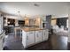 Kitchen island overlooks the living room and dining area, creating an open and inviting space at 270 Lazy Hollow Dr, Brownsburg, IN 46112