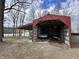 Open shed featuring boat parking in the backyard at 2975 High Rock Dr, Martinsville, IN 46151