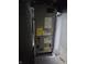View of the home's furnace, including Energy Guide label and filter information at 3101 N Temple Ave, Indianapolis, IN 46218