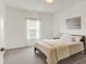 Comfortable bedroom with large window and minimalist decor at 3572 Westmore Cir, Bargersville, IN 46106