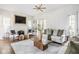 Bright living room with fireplace, hardwood floors, and stylish decor at 4151 N Pennsylvania St, Indianapolis, IN 46205