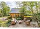 Cozy outdoor patio with comfortable seating, perfect for relaxing at 4151 N Pennsylvania St, Indianapolis, IN 46205