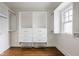 Spacious walk-in closet with custom shelving and drawers at 4151 N Pennsylvania St, Indianapolis, IN 46205