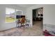 Home office featuring a view of the backyard and easy access to the living room at 4323 Stubbington Ln, Indianapolis, IN 46239