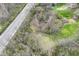 An aerial view showing the property's location near green spaces and roadways, highlighting its accessibility at 5302 E 46Th St, Indianapolis, IN 46226