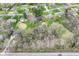 Aerial view displaying the neighborhood setting, highlighting the property's location and surrounding community at 5302 E 46Th St, Indianapolis, IN 46226