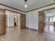Spacious bedroom featuring hardwood floors, wood trim, and natural light at 5461 Steven Dr, Greenwood, IN 46142