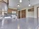 Eat-in kitchen with stainless steel appliances, wood cabinets, and hardwood floors at 5461 Steven Dr, Greenwood, IN 46142