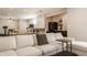 Finished basement with bar area, dining, and comfortable seating, perfect for entertaining at 5869 Belchamp Dr, Noblesville, IN 46062