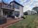 A backyard deck featuring patio furniture at 599 Cielo Vista Dr, Greenwood, IN 46143