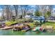 Waterfront community featuring well-maintained homes, boat docks, and lake access, providing scenic views at 7003 Eagle Dr, Nineveh, IN 46164