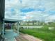A patio with a pond view at 7201 Barnwell Pl, Indianapolis, IN 46217