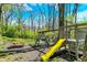 Backyard playground with slide and swing set, perfect for Gathering fun in a private outdoor setting at 7545 Chablis Cir, Indianapolis, IN 46278